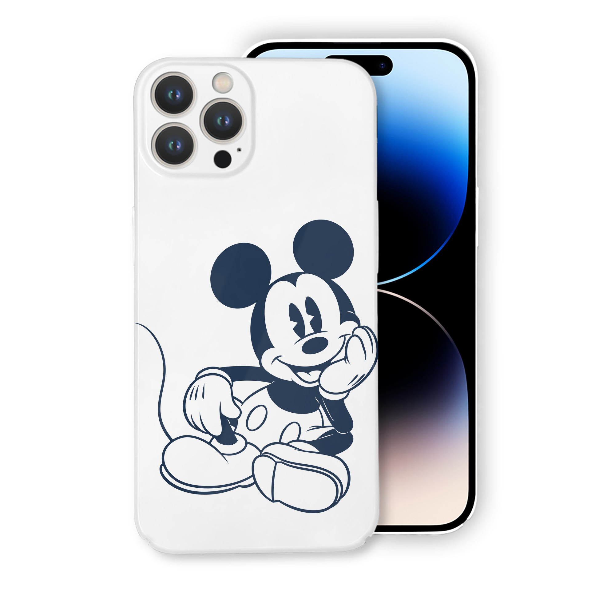 （画像用） ミッキーマウス Mickey Mouse 【iPhone 14シリーズ対応】ハードケース